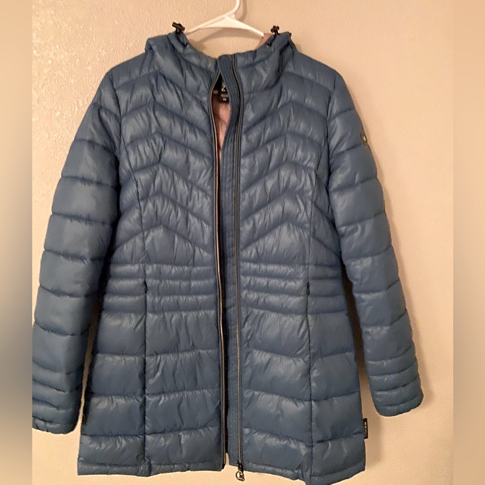 NOIZE Claire Packable Vegan Full Zip Hooded Puffer